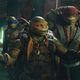 The Turtles hang with their famous human friends, April O’Neil and Casey Jones. All Images: Jessica Miglio/Paramount Pictuers